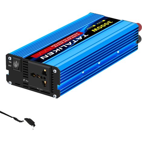 Onduleur à onde sinusoïdale pure, 12V à 220V, puissance nominale de 1500W, 12V3000W 220V (1/2)