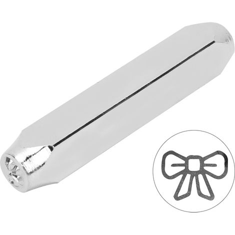 Poinçon à estamper en acier au carbone de 6 mm (1/4 pouce), adapté au travail du cuir, du bois, à la fabrication de bijoux et d'arcs. (1/3)