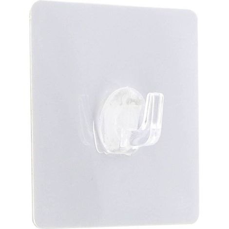 Klebehaken ps pvc quadratisch - weiss - Tendance