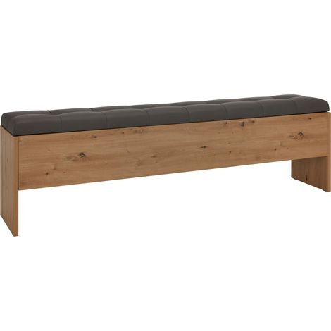 Mömax Truhenbank in Dunkelgrau/Artisan Eiche (1/3)