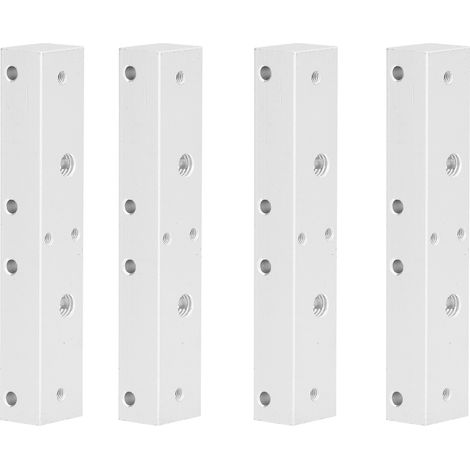 Lot de 4 blocs chauffants en aluminium pour imprimante 3D Makerbot MK8, siège fixe à 2 buses, accessoires de rechange haute performance. (1/5)