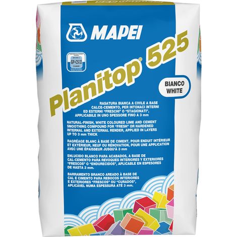 Planitop 525 bianco sacco kg. 25 rasante