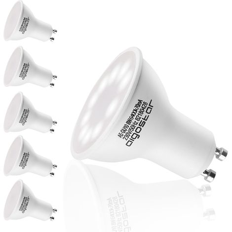Faretto Led GU10 8W SMD Apertura 120-160 gradi Bianco freddo 6400K Aigostar (1/5)