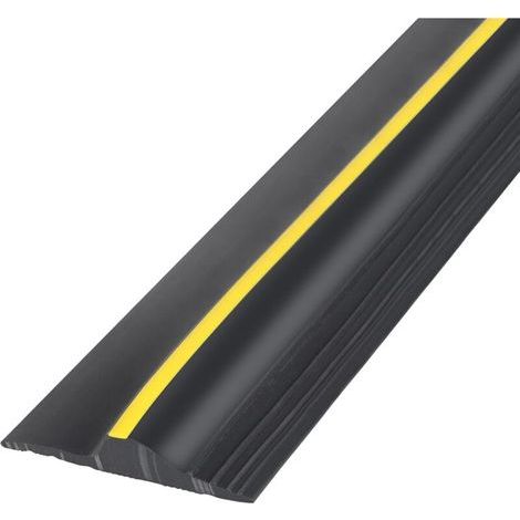Joint de seuil de porte de garage 1 m/13 mm, joint en caoutchouc, joint universel pour garages, abris de jardin, entrepôts et ateliers, noir. (1/4)