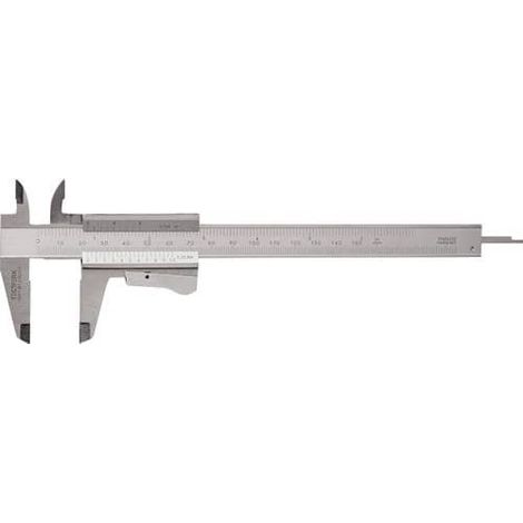 Taschenmessschieber DIN 862 150mm m.Momentf.eck.TECWERK (1/3)
