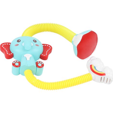 Elektrischer Spielzeugelefant mit Saugnapf und verstellbarer Wasserpumpe – ideal für Kleinkinder im Sommer. (1/5)