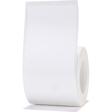 Niimbot Weißes, unbedrucktes Thermodruckpapier für B21 Etikettendrucker (Barcode, Preis, Größe, Name) – 40 x 80 mm, 95 Blatt
