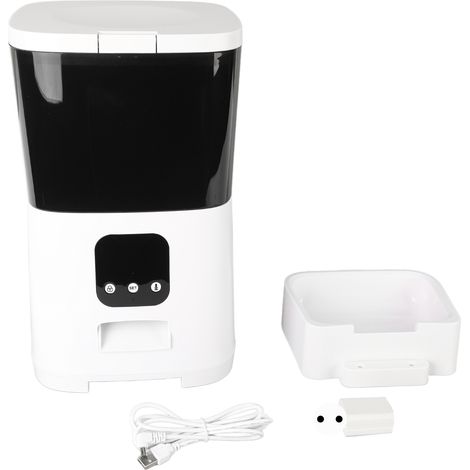 Distributeur automatique de croquettes 7L, WiFi commande vocale, distributeur intelligent pour chats et chiens, contrôle via APP, 100-240V prise UE (1/5)