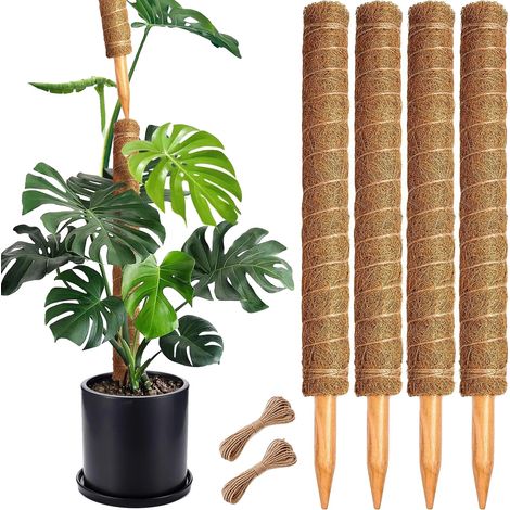 Palo di supporto per piante, materiale ecologico, design estensibile, 4 pezzi-a, S 38CM-a (1/2)