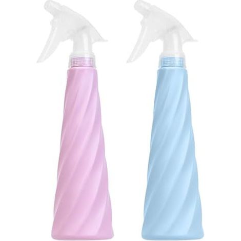 CSPARKV 25,5 x 6 cm, 2 unidades, 350 ml, botellas rociadoras vacías, botella rociadora de agua, botellas rociadoras de plástico reutilizables, botella rociadora vacía para limpieza, plantas, jardinerí