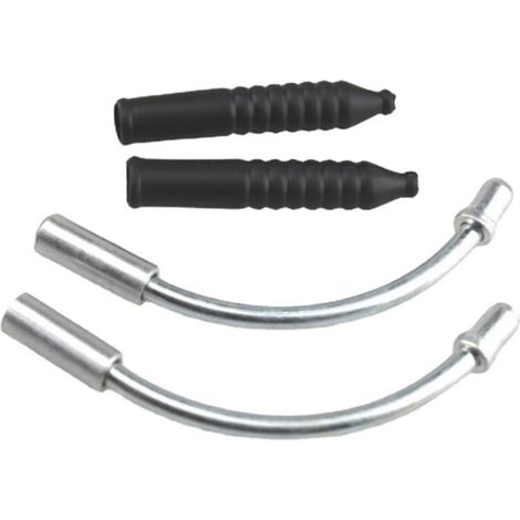 Convient pour 1 jeu de gaines de câbles de freins V-brake avec gaine en plastique pour vélos et vélos pliants.