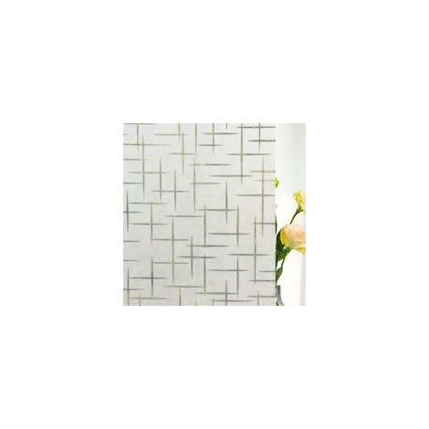Film de protection solaire pour vitres, film dépoli pour portes, adhésifs statiques pour fenêtres, film teinté dépoli pour vitres, film de protection UV sans adhésif pour bureau à domicile, 90 x 200 c