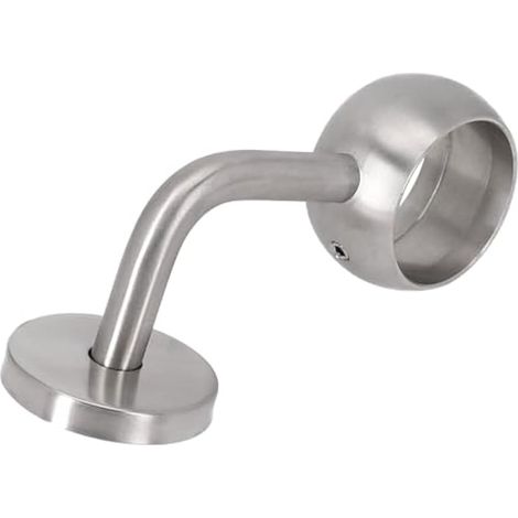 Supports de main courante d'escalier, tube de fixation recouvert d'acier inoxydable poli (42 mm) (1/5)