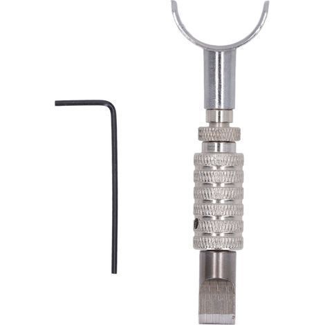 Drehbares Lederschnitzmesser, robuster, flexibler Griff, abnehmbare Metallklinge, DIY-Lederschnitzwerkzeug (1/5)