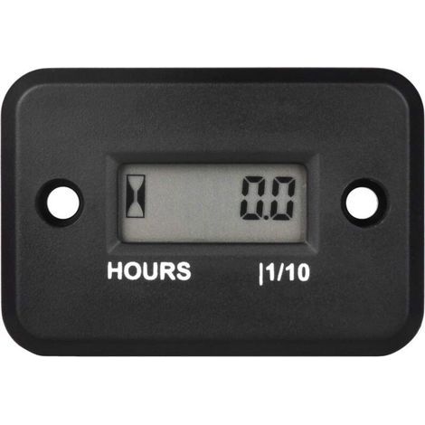 Compteur d'heures inductif numérique,pour l'entretien,conception étanche pour tondeuse à gazon,tronçonneuse,moto,souffleuse à neige