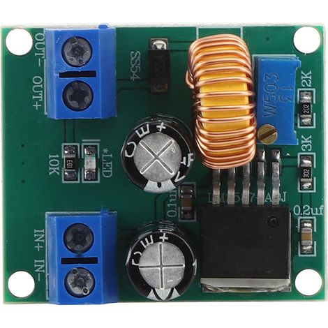 Module élévateur de tension réglable CC-CC, module d'alimentation haute puissance régulée et élévateur de tension 3 V/5 V/12 V vers 19 V/24 V/30 V/36 V (1/5)