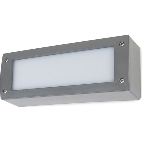 Aplique de pared DEVON GX53 2x3,20 W 405/410/410 lm 3000 K/4000 K/6500 K CRI80 IP66 Gris (1/2)