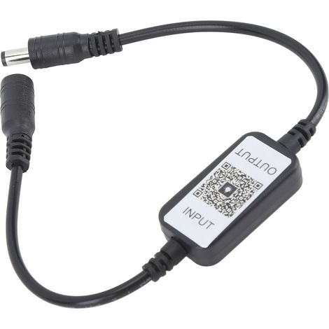 Variateur de lumière LED miniature sans fil RF à 11 touches avec connecteur CC 5-24 V pour rubans LED monochromes (1/5)