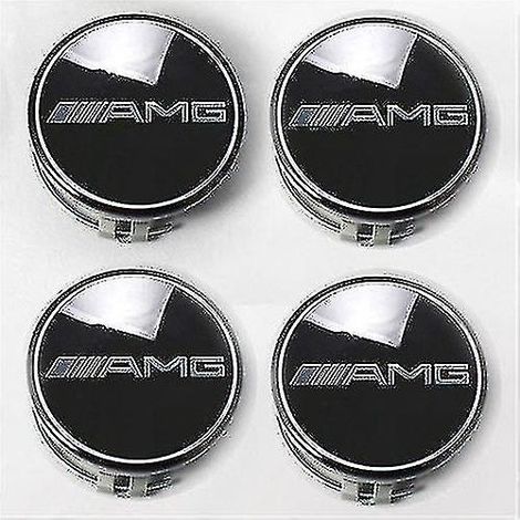 Black Amg Hubcap Car Hubcaps Mercedes- Tyre Labels