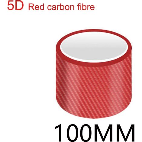 (10 m,100 mm) Autocollants de protection 5D pour portières de voiture,anti-rayures,ruban nano rouge,film protecteur pour seuil de coffre et bords de portières (1/3)