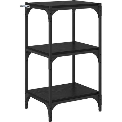 Estantería para libros Roble negro 40 x 33 x 70,5 cm vidaXL