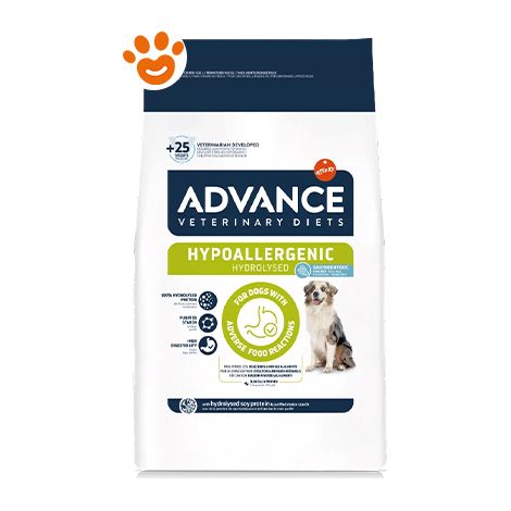 Advance Dog Adult Veterinary Diets Hypoallergenic Hydrolised  - Advance Dog Adult Veterinary Diets Hypoallergenic Hydrolised - Sacco Da 2,5 Kg