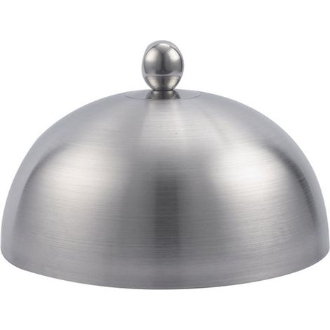 Tapa antisalpicaduras para microondas, tapa de acero inoxidable para alimentos y aceite, fácil de usar, 26 cm. (1/5)