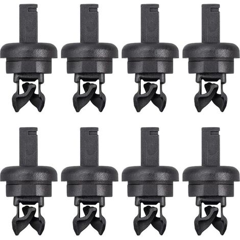 10 Pièces Clips de Fixation Clip, Ensemble de Clips de Plage ArrièRe, Clips de Cordon de Plage ArrièRe