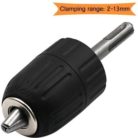 Outil à main sans clé pour mandrin de perceuse à percussion avec serrure et adaptateur SDS 2-13mmH772 (1/4)