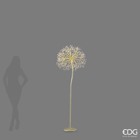 EDG Enzo De Gasperi Tarassaco Natalizio Luminoso 912 LED H180 cm Oro – Decorazione di Natale (1/2)