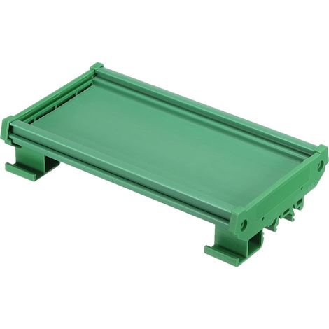 Rail Montage DIN Support pour 135mm x 72mm PCB, Boîtier, Support, Vert (1/4)