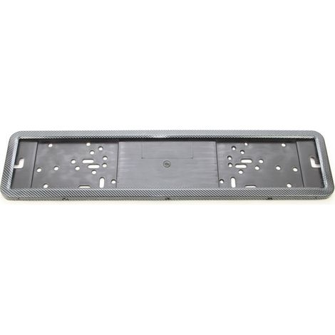 Cornice portatarga in acciaio inox e carbonio LPF 002 amio-01120