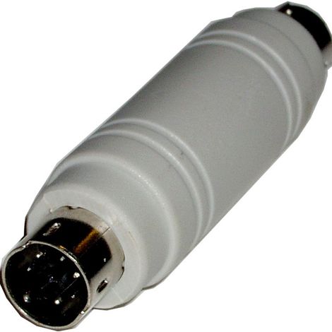 BeMatik - Adaptateur de connecteur PS2 miniDIN 6 pin mâle à mâle (1/2)