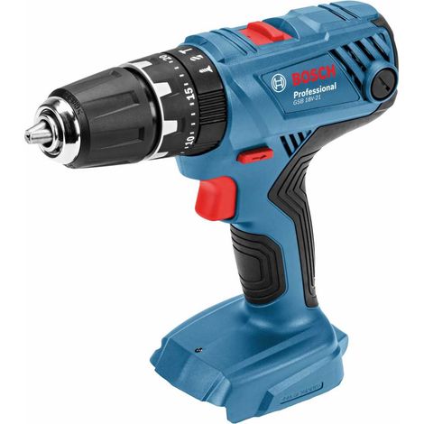 Bosch Professional – Perceuse à percussion sans fil 18V – Couple 55Nm pour perçage béton – Mandrin 13mm sans clé – Éclairage LED intégré - 18V-21 (1/10)