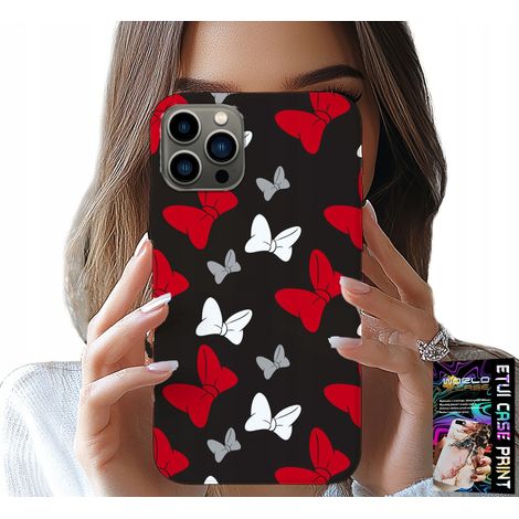 Custodia per iPhone 12 PRO - fiocchi rossi e bianchi, topo, motivi (1/5)