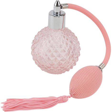 Flacon de Parfum Vide Suspendu pour Voiture, 12ml en Verre Rouge (1/5)