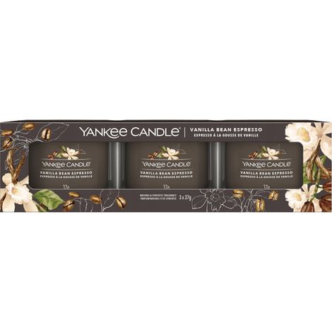 Yankee Candle Mini-Duftkerzen-Set Vanille-Espresso, 3 x 37 g (1/2)