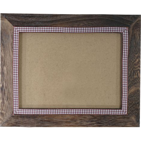 Bilderrahmen HHG-368, Fotorahmen Wand-Rahmen, 19x24cm Shabby-Look Landhaus braun (1/5)