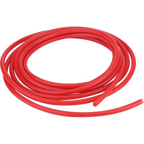 Tuyau silicone rouge 4mm 5 mètres pour vide automobile - Tube flexible universel en caoutchouc silicone (1/5)