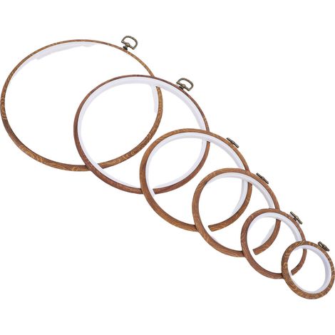 Set Cerceau Broderie Forme Ronde Caoutchouc – Cadre Couture Multifonction Facile Utilisation (1/5)