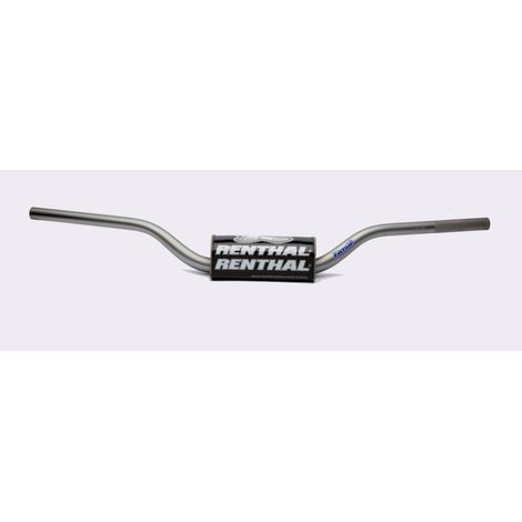 Manubrio Renthal MX Fatbar da motocross 1.1/8" 28.6mm in titanio rosso con spugna (1/4)