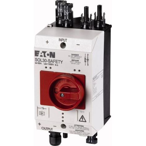 Interrupteur incendie Eaton sol30-safety 230V 50Hz IP65