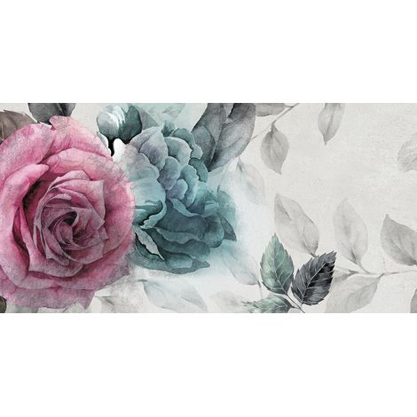 Papier peint panoramique - Fleurs - 130 cm x 66 cm (1/2)