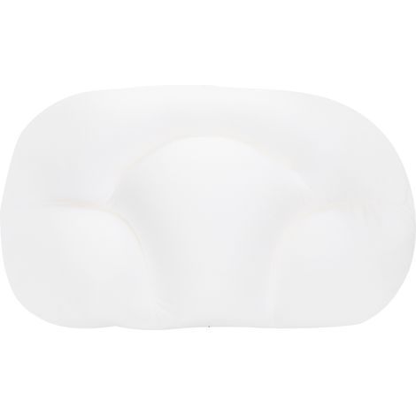 Coussin de sommeil en mousse multifonctionnel, doux pour la peau, soutien du cou et de la tête, oreiller de soin (Blanc) (1/5)