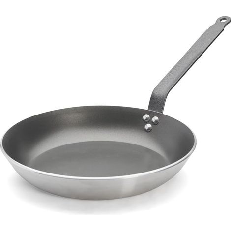 DE BUYER- Padella Rotonda Choc in Alluminio, con Rivestimento Antiaderente, Diametro 30 cm (1/4)
