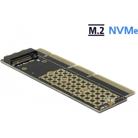 Delock Tarjeta PCI Express x16 (x4 / x8) a 1 x NVMe M.2 Clave M para servidor
