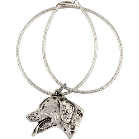 Dalmatiner, Dalmatiner Pointer – Hundehalskette, einzigartiger Schmuck für Hundeliebhaber, einzigartiger Schlangenanhänger von Art-Dog (1/5)
