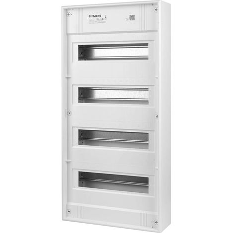 Siemens SIMBOX XL Montaggio superficiale, senza porta 4-fila-4x 12 TE (14 TE) Classe di protezione 2, 8GB50480KM
