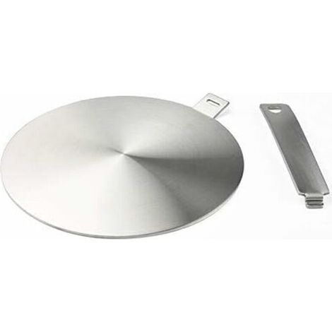 Adaptateur induction 20 cm – Disque diffuseur chaleur pour plaque à induction, poignée amovible et base séparable