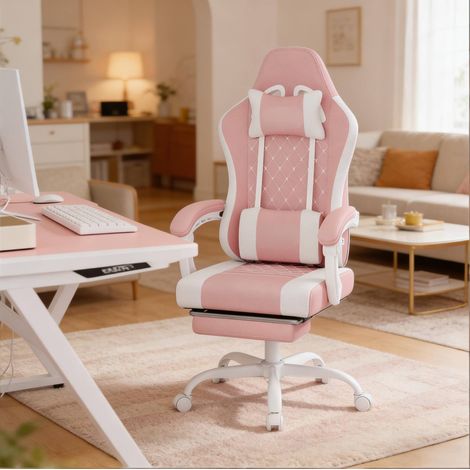 Komfortabel Drehbarer Bürostuhl,Ergonomischer Computerstuhl,Massage Gaming Stuhl(nur Bürostuhl) (1/5)